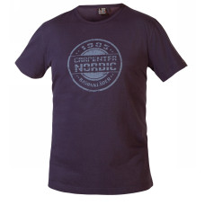 Carpenter Nordic T-shirt with print, Navy