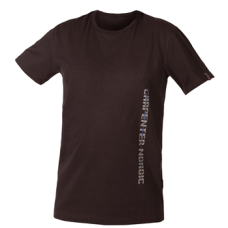 Carpenter Nordic T-shirt with print, Black