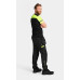 Visibility T-shirt with print, Black/Yellow